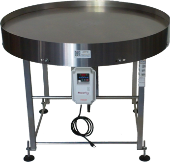 Industrial Turntables with Painted Mild Steel Frame Construction