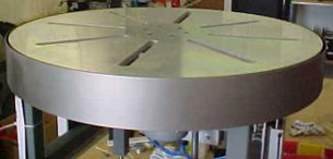 Part Finishing Turntable with Guard Closed